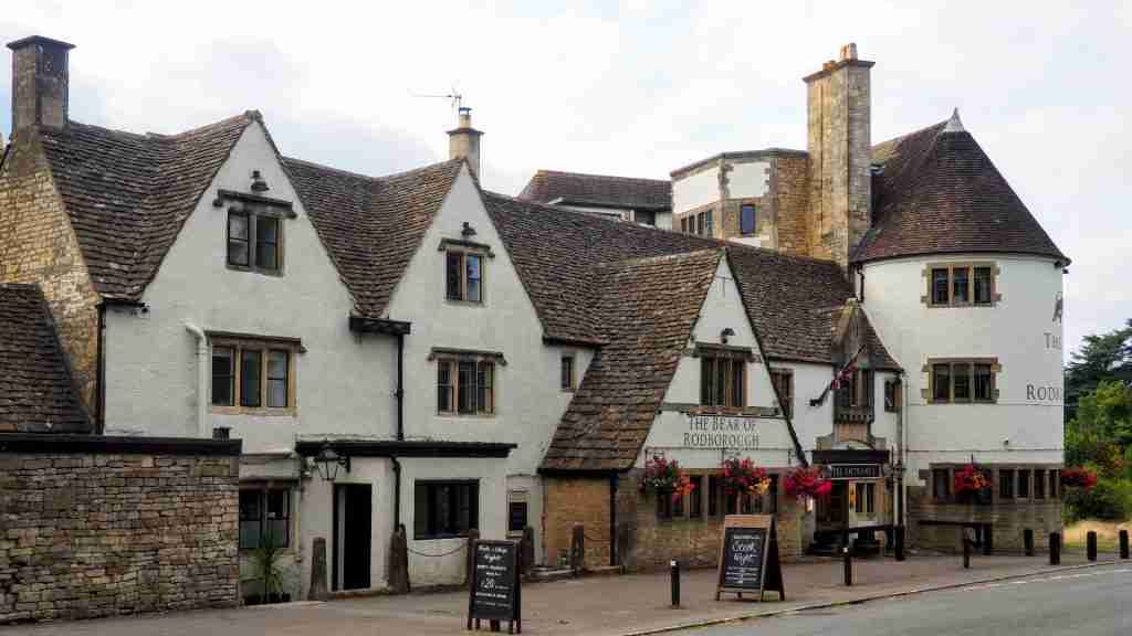 Bear at Rodborough – historic inn on the common The Bear at Rodborough, a 17th‑century country inn on Rodborough Common with Cotswold stone walls and hilltop views