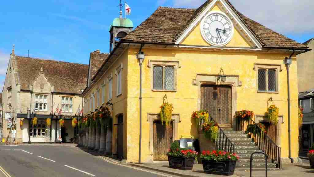 Tetbury Market Hall built in 1655 