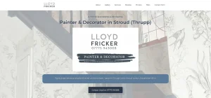 Finished lloydfrickerdecorating.co.uk Web Design
